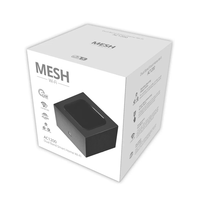 OEM Bulk Sale 1200M Dual Band WiFi Mesh Network Router WiFi5 Repetidor 1200Mbps Wi-Fi Mesh Wireless Range Extender for Home