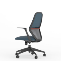Chaise de bureau ergonomique pivotante SITSTAR GREEN GUARD BIFMA, chaise de réception rotative en maille pour commandes en gros pour entreprises