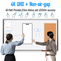 Интерактивная доска с LCD-дисплеем 4K, NFC-камерой, поддержкой Android/Windows, 40-точечным ИК-сенсорным экраном, для конференций, все в одном