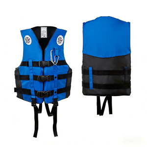 Giubbotto di Salvataggio in Nylon Resistente, Taglia Universale per Uomini e Donne, Dispositivo di Galleggiamento ad Alta Visibilità per Sicurezza Marina, Rafting e Moto d'Acqua - Product Image 3