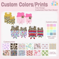 ODM Maßgeschneiderte Designs Mutter-Tochter Passende Lässige Gestrickte Knoten-Tanktops Eltern-Kind-Outfit Sommer Ärmellose Kleidung Großhandel