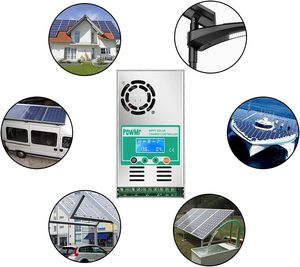 PowMr 60A 80A 100A MPPT Solar Charge Controller 12/24/36/48V Auto High-Performance DSP solar charge controller - Product Image 5