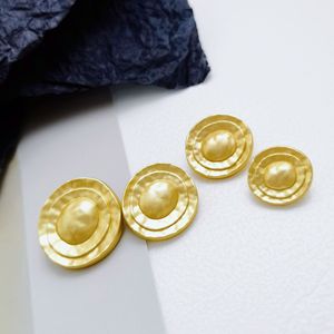 Boutons en métal de style égyptien de 15 mm à 23 mm pour manteau en fourrure, costume, veste en tweed, pull, boutons décoratifs ronds - Product Image 5