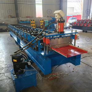 <span class=keywords><strong>Machine</strong></span> portative mobile de fabrication de profilés de toit SSR à joint debout <span class=keywords><strong>Machine</strong></span> de fabrication de profilés de toit à joint debout - Product Image 3