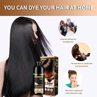 Crème colorante semi-permanente OEM sans ammoniaque, naturelle, à base de plantes, pour cheveux gris argentés, brun, violet, noir, bio, à laver