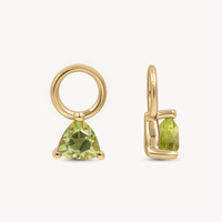 Zircon coloré brillant plaqué or 18 carats 12 mois petite pierre de naissance bijoux à bricoler soi-même faisant des accessoires collier à breloques