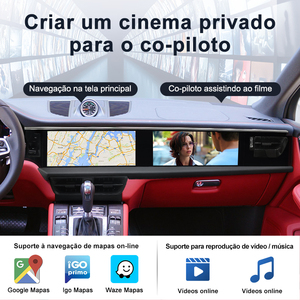 Écran double 12,3 pouces pour Porsche Macan 2011-2017, autoradio Android 2DIN, lecteur multimédia vidéo, HU 4G LTE, Bluetooth sans fil, Carplay - Product Image 5