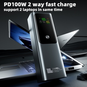 Qison Fone Schnellladende Mini Tragbare 20000 mAh USB-C PD3.1 100W 3-Port GaN Tech Powerbank mit LED-Anzeige für Laptops und Smartphones - Product Image 6