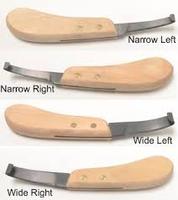 Couteau à sabot de bétail à double bord fait à la main professionnel en acier inoxydable de haute qualité
