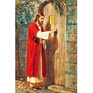 Póster religioso de Jesús, pinturas impresas modernas, ilustraciones de pared de construcción para decoración del hogar, pinturas de diamantes de taladro completo 5D Diy