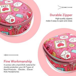 Estuche rígido para auriculares infantiles, compatible con IClever BTH12 HS19 BTH20 BTH26, Noot, MIDOLA, JBL, <span class=keywords><strong>EarFun</strong></span>, gris (solo estuche) - Product Image 6