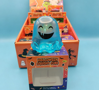 Nouveau jouet anti-stress fantôme lumineux d'Halloween en maltose à rebond lent, jouet sensoriel à presser