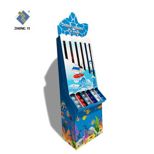 Jouets promotionnels de supermarché Petites boules Présentoir au sol en carton personnalisé Présentoir en papier - Product Image 3