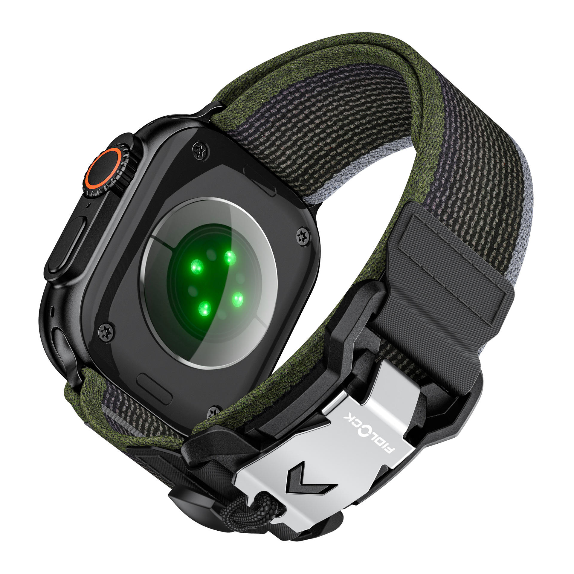 สีเขียวดำ