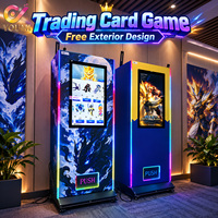 Mesin Penjual Otomatis Kartu Permainan Poke TCG Hemat Ruang Komersial dengan Manajemen Cloud Cerdas untuk Penjualan Paket & Kotak Kartu