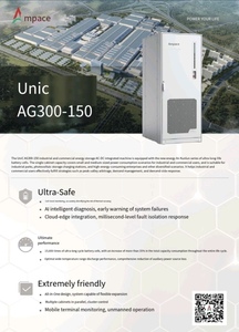 UniC AG300-15 industrielle et commerciale LiFePO4 Machine tout-en-un CA/CC de stockage d'énergie avec refroidissement liquide pour une utilisation sur/hors réseau - Product Image 3