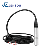 Transmetteur de niveau de liquide JZSensor - Sortie RS485 IIC, contrôleur d'affichage du niveau d'eau, sonde de niveau de liquide de type immersion, 316L