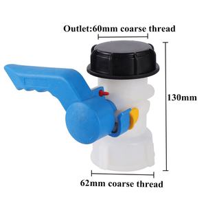 DN40/50/80 vanne papillon <span class=keywords><strong>1000L</strong></span> IBC réservoir conteneur <span class=keywords><strong>adaptateur</strong></span> jardin Agriculture Irrigation <span class=keywords><strong>robinet</strong></span> contrôleur d'eau - Product Image 2