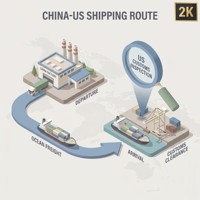 Servicio de Despacho de Aduanas y Comercialización en EE. UU., Soporte para Transporte de Mercancías para Envíos de Importación B2B