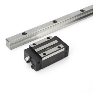 Bloque de guía lineal TGN HTH15CA de 15 mm con brida negra de perfil bajo para sistemas de movimiento de precisión - Product Image 3