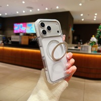 Étui de téléphone magnétique avec béquille pour iPhone 18ProMAX 17, 16, 15, 14, 13, 12, 11, Pro Plus, étui de téléphone anti-chute
