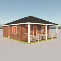 Villa européenne moderne, deux étages, maisons en bois, cabane en bois
