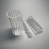 Tube diffuseur en PMMA acrylique extrudé sur mesure de haute qualité pour luminaires LED