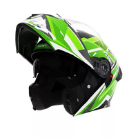 Casque de moto modulaire à double visière de haute qualité pour hommes Casque rabattable certifié 3C/Dot