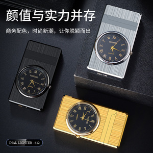 Encendedor de Cuarzo Dial Lighter 612, Encendedor de Reloj Rectangular de Metal Resistente al Viento, Regalo Empresarial - Product Image 2