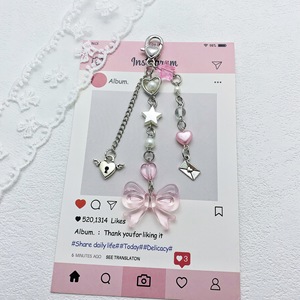 Mengda Nouvelle Fille Doux et Mignon Design Porte-clés Sac Pendentif Casque Chaîne de Téléphone Mobile <span class=keywords><strong>Polaroid</strong></span> Vente en Gros - Product Image 6