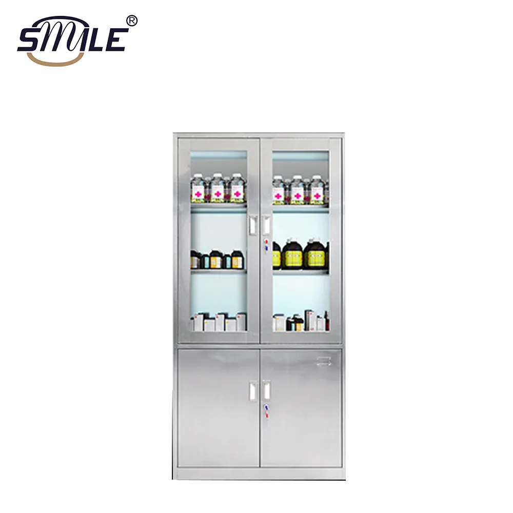 SMILE Custom Size Commercial Office Furniture Fireproof Waterproof Book Cupboard Steel 2 Doors Metal Filing Cabinet