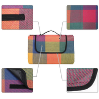 Randonnée Camping personnalisé en plein air de haute qualité pliable tapis de plage tapis de pique-nique étanche tapis de pique-nique à ultrasons
