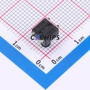 TS-1095PS-A10B2-C3D2 Tactile Switch SMD-4P,6x6mm Switch Single Pole Single Throw Round Button 1.8N Vertical Mount - Product Image 2