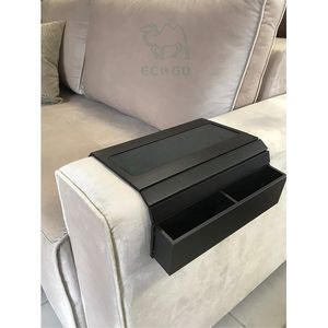 New Design Bamboo <b>Sofa</b> <b>Arm</b> Table Anti-slip Bamboo Couch <b>Tray</b> for <b>Sofa</b> <b>Arm</b> - Product Image 3
