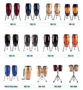 Tambours Conga 10 + 11 pouces avec processus de <span class=keywords><strong>dessin</strong></span> plusieurs couleurs électrolytiques avec logos personnalisés BOIS DE BOULEAU - Product Image 6