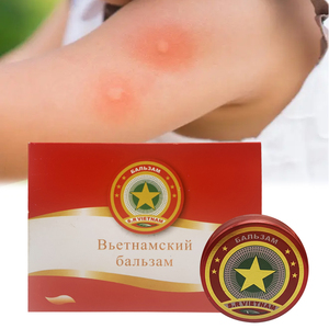 4g Gold Star Balm Headache and Dizziness <strong>Refreshes</strong> <strong>Refreshes</strong> Cools and Itching Vietnam Peppermint Ointment