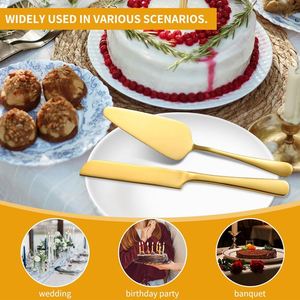 Stainless Steel 20-Piece Wedding Cake Tools Pizza Shovel Spatula Cutter Knife Server Set OPP Bag Dishwasher Safe for Baking - Product Image 3