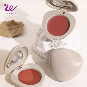Verbluffende Uniforme Make-Up Multi Gebruikt Smelten 3 In 1 Crème Blush Als Oogschaduw Lippenstift En Blush