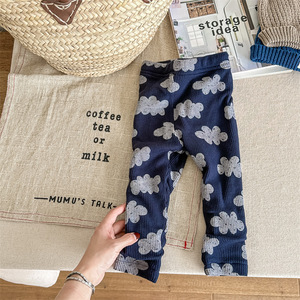 Pantaloni con fondo spesso peluche per bambini autunno e inverno nuova versione coreana pantaloni morbidi stampati da ragazze alla moda <span class=keywords><strong>Leggings</strong></span> <span class=keywords><strong>caldi</strong></span> elastici - Product Image 6
