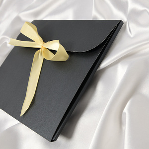 Thân Thiện Với Môi Kraft Quà Tặng Giấy Thiệp Chúc Mừng Phong Bì Ribbon Quà Tặng Đám Cưới Hộp Bao Bì Gói Túi Cho Đồ Lót Khăn - Product Image 5