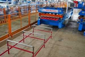 מכונת לחיצה אוטומטית לחלוטין ליצירת רעפי פלדה מגולוונת מצופה PPGI / PPGL, מכונת עיצוב רעפים מצופים - Product Image 4