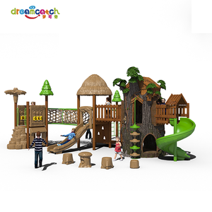 Children's Amusement Park Outdoor Community Kid Playground Plastic Slide Kids Outdoor Playground