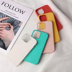 Top vente antichoc écologique dégradable paille de blé <span class=keywords><strong>pas</strong></span> <span class=keywords><strong>cher</strong></span> en gros cellulaire femmes <span class=keywords><strong>coque</strong></span> de téléphone antichoc pour <span class=keywords><strong>iPhone</strong></span> 15/16/17 - Product Image 1