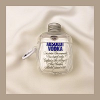 Coque de protection créative 3D en forme de bouchon de bouteille de vodka Pods4 Pods3 compatible avec l'étui pour casque Pro2