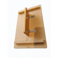 Table de canapé en bambou à insérer entre les coussins, plateau de canapé 2-en-1 avec 2 porte-gobelets, table d'accoudoir de canapé de 15,35 x 9,84 pouces