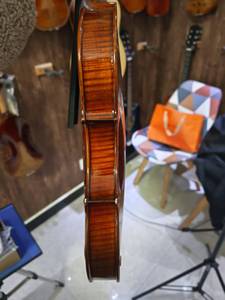 ไวโอลินรุ่น <span class=keywords><strong>Stradivarius</strong></span> ขนาด 4/4 3/4 1/2 เสียงไพเราะ หน้าไม้สปรูซแท้ หลังไม้เมเปิล ลายไม้ชัดเจน - Product Image 3