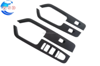 Panneau de commande de lève-vitre intérieur en fibre de carbone ABS pour BYD Shark 6, accessoires de modification intérieure