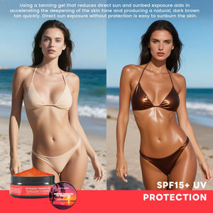 Browning longue durée foncé pastèque Intensive autobronzant Lotion/Gel Auto-Sun <span class=keywords><strong>Tan</strong></span> Accélérateur Crème Corps Rapide Deep Bronzer - Product Image 3