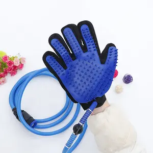 硅胶宠物除毛器Guantes de mascotas去毛刷手套宠物洗涤美容手套工具狗猫按摩手套