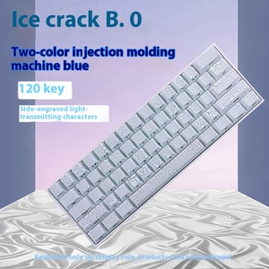 คีย์แคป PBT แบบโปร่งแสง 68/87/108 ปุ่ม สำหรับคีย์บอร์ดแบบ Mechanical ลาย Ice Crack สลักด้านข้าง วัสดุ PC แบบ <span class=keywords><strong>GMK</strong></span> พร้อมสลักด้านข้าง - Product Image 2
